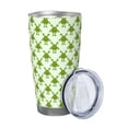 thumbnail image 2 of Logiee Cute green monster Print 20OZ Car Cup with Lid, Stainless Steel Vacuum Insulated Double Wall Travel Tumbler, Durable Insulated Coffee Mug,Thermal Cup with Straw-Straw Three-piece Set, 2 of 8