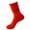Red, variant on Autumn and Winter Thigh High Socks for Women Thick Knit Crew Socks Versatile College Style Pilling Knee High Socks Cozy Warm Purple One Size