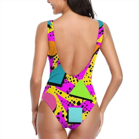 Women S Retro Halter Bikini Bathing Suits Retro 80s Geometric Triangle One Piece Swimsuit Swimwear Beachwear Walmart Canada Women S Retro Halter Bikini Bathing Suits Retro 80s Geometric Triangle One Piece Swimsuit Swimwear Beachwear Walmart Canada