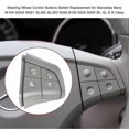 thumbnail image 2 of Steering Wheel Control Buttons Switch Replacement For Mercedes Benz W164 W245 W251 Gl350 Ml350 R280 B180 B200 B300 Ml Gl B R Class s202412243277, 2 of 5