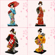 thumbnail image 4 of Muñeca kimono Geisha Cocina Restaurante Decoración Adorno Muñeca kimono de 9 pulgadas, 4 of 5
