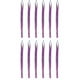 thumbnail image 1 of Mechones de pelo de colores brillantes con rastas y purpurina, extensiones de pelo brillantes, oropel morado, 1 of 10