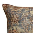 thumbnail image 3 of 18 X 18 Inch Cotton Handwoven Cushion Cover with Floral Pattern, Brown, 3 of 5