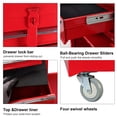 thumbnail image 4 of 5-Drawer Rolling Tool Chest, High Capacity, Adjustable Shelf, Lockable Drawers, Detachable 2 in 1 Mechanic Tool Box Storage Cabinet with Wheels for Garage Workshop Warehouse Repair Shop, Red, 4 of 8