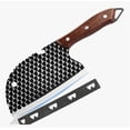 thumbnail image 1 of Cuchillo De Chef Forjado A Mano Acero Cuchillos De Cocina Modelo Negro, 1 of 4