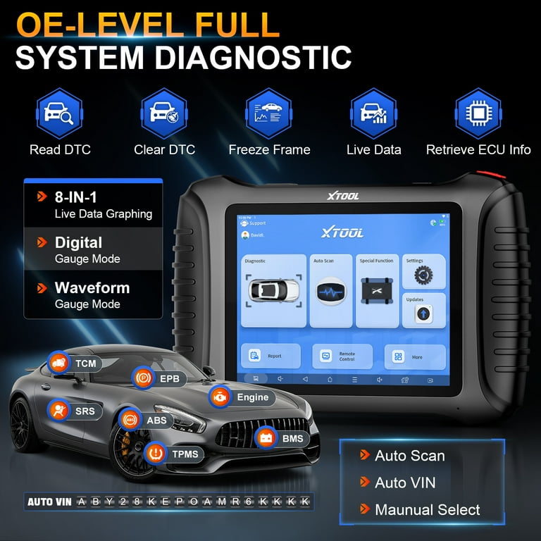 XTOOL X100 Pad 3 Auto Key Fob Programmer, Car Tester, Bi