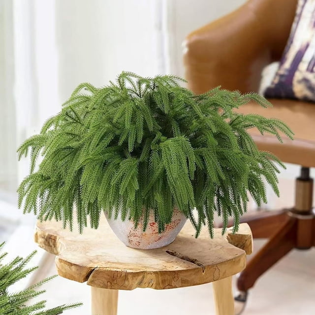 Musbetu Guirlande de Noël Toucher Réel Verdure Artificielle Guirlande de Pin Branches de Pin Réalistes pour Table Cheminée Murale Décoration Intérieure de Vacances