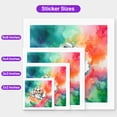 thumbnail image 5 of Funny Watercolor Adorable Cavalier King Charles Spaniel Peeking Through Torn Paper Effect Vinyl Sticker Dog Lover Gifts Waterproof Decal Art Decor - 00026, 5 of 5