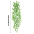 thumbnail image 2 of Planta colgante artificial vid de plástico verde hoja vid hogar falso adorno de planta colgante Inevent HA6955-00B, 2 of 6