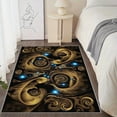 thumbnail image 6 of 6.5'x10' throw rug boho washable rug low pile area rug carpet for kitchen chair matt for carpet floors, 6 of 9
