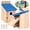 Blue, variant on Bird Houses for Outside Bluebird Houses Wooden Outdoor Birdhouse with 1-1/2 inch Entrance Hole Easy to Install for Wren Bluebirds Finches Swallows