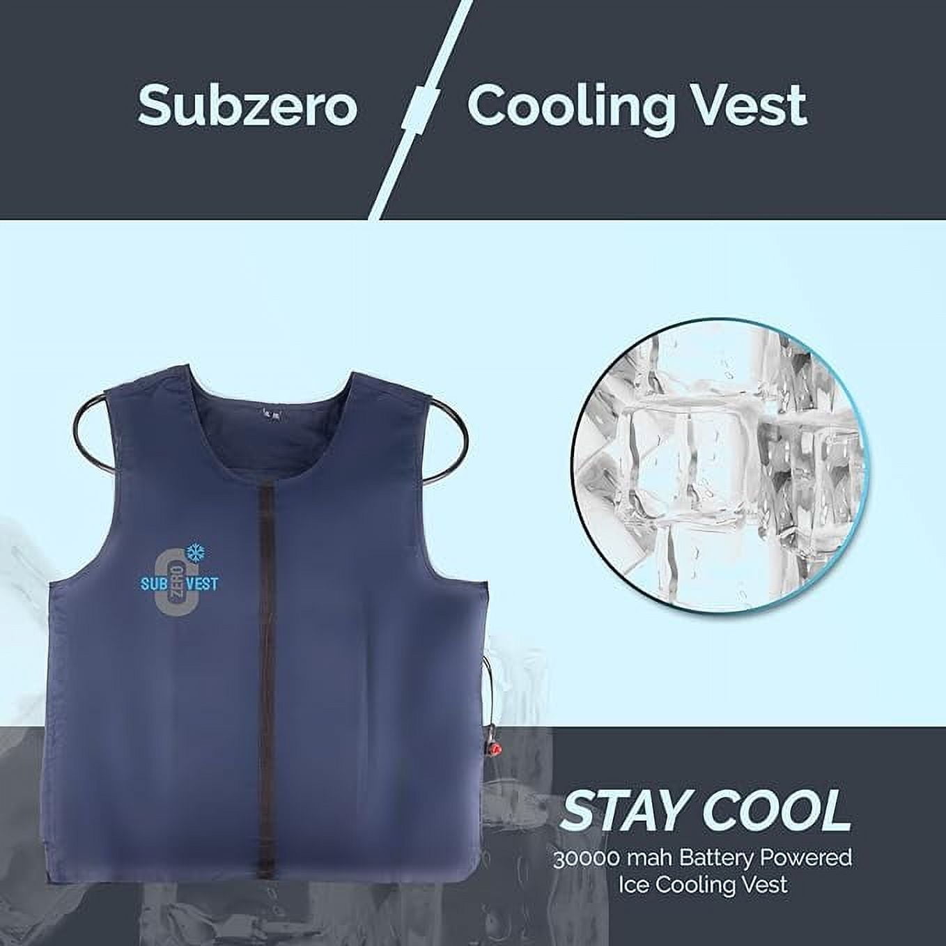 Water Circulating Cooling Vest by SubZero, Battery Powered