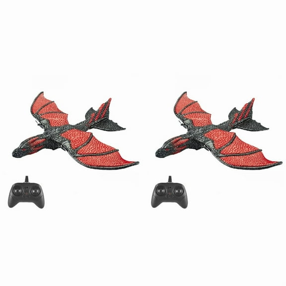 2X RC Plane 2.4G Simulated Flying Dragon Aircraft Remote Control Flying Model Glider Airplane EPP Foam Toys Gift