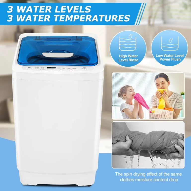 Qhomic Washing Machine, 17.8 lb. Capacity Fully Automatic Washer