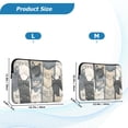 thumbnail image 4 of FORMRS 15"-15.6" Laptop Sleeve Protective Case Soft Carrying Quilted Computer Bag Cover, Blue Cute Cats, 4 of 7