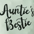 thumbnail image 3 of Newborn Baby Girl Auntie's Bestie Outfits Short Sleeve Romper Floral Shorts Summer Clothing Set 0-18M, 3 of 10
