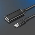 thumbnail image 3 of Cable convertidor de alta definición Bling Bling USB C tipo C a HDMI 4K 30 Hz, 3 of 8