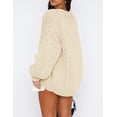 thumbnail image 3 of PRETTYGARDEN Womens Cardigan Sweaters Spring Fall Trendy Chunky Knit Outerwear Outfits Fashion Long Sleeve Cardigans, 3 of 8