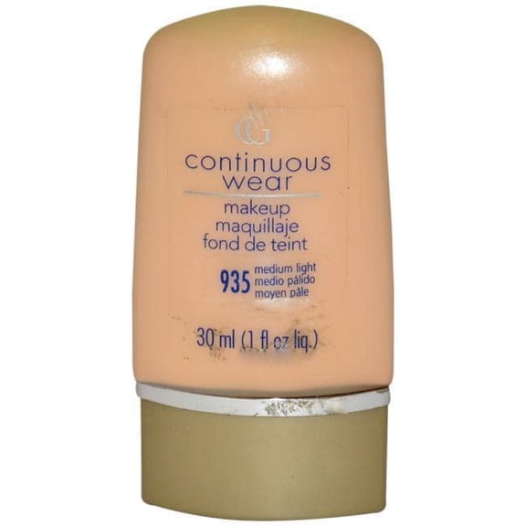 CoverGirl Women's #935 Medium Light 1-ounce Continuous Wear Makeup