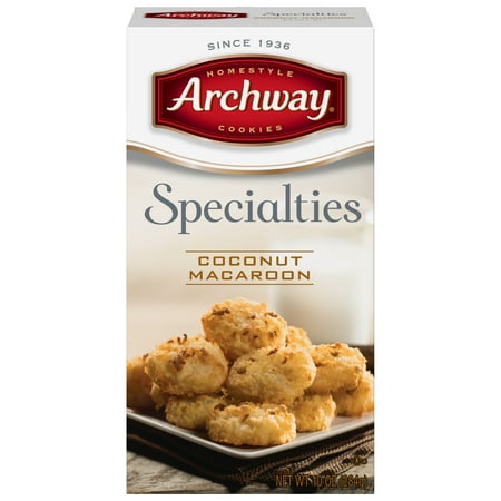 Archway Specialties Coconut Macaroon Cookies, 10 Oz.