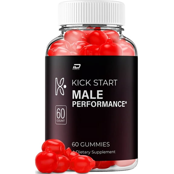 Kick Start Gummies for Men – KickStart Male Gummy All-Natural Reviews, 1 Pack, 60 Gummies
