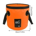 thumbnail image 4 of Advancent Cubo de agua plegable impermeable, lavabo, pícnic al aire libre, pesca, jardinería, organizador, contenedor, suministros Pescar, 4 of 6