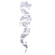 thumbnail image 3 of Guitarra Bajo Dragón Chino Diapasón Incrustado Traste Plata Calcomanía Decoración, 3 of 7