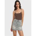 thumbnail image 5 of Women Sexy Square Neck Tank Top Summer Going Out Basic Cami Shirt, 5 of 6