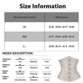 thumbnail image 3 of Bridal Corset Belt, Lace-Up Satin Waist Cincher for Wedding Dress & Gowns, Victorian Style Bustier for Prom, Cosplay & Evening Wear Beige M, 3 of 5