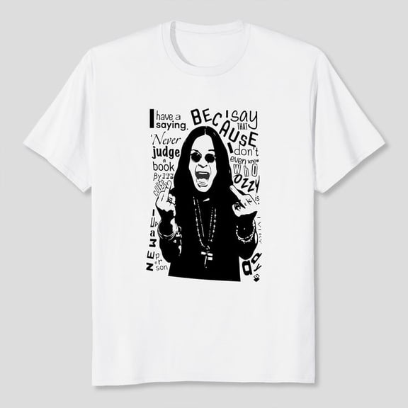 Ozzy Osbourne Vintage Rock Music T-Shirt, Sizes S-5XL - Gategoo