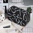 thumbnail image 7 of Sikiie Numbers Print Flip Double-layer Pencil Case, All-purpose Stationery Bag for Study and Office, Zipper Design, Unisex, 7 of 7