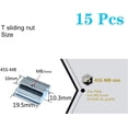 thumbnail image 4 of EcoNesxp 4545 Series Nuts Metric T Series Slide, 4 of 4