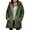 Green, variant on GaThRRgYP Warm Plush Lined Trench Women's Coat,Women's Winter Loose and Warm Long-sleeved Hooded Thickened and Fleece Lambskin Jacket Top Khaki S