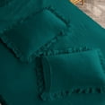 thumbnail image 7 of DNG Creations 4-Piece Long Ruffle Sheet Set 15-Inch Deep Pocket (Solid Teal - Full), 7 of 7