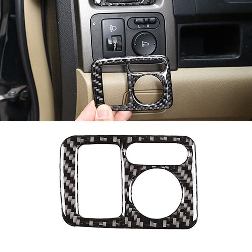 Ana 16Pcs Carbon Fiber Interior Full Set Kit Cover Trim For Honda For CR-V 2007-2011-Sticker Car Interior Accessories Car Supplies