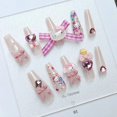 thumbnail image 1 of Uñas postizas de Hello Kitty, Sanrio, My Melody Kuromi Cinnamoroll Cool Girl, regalo de juguete desmontable, Y2k, 2023, 1 of 4