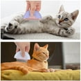 thumbnail image 6 of Pet Supplies Cat Comb Set Portable 2 In 1 Hair Removal Grooming Brush Self Cleaning Tools for Shedding Massage Care for Cats and Dogs, 6 of 8