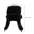 thumbnail image 4 of 1pc Winter Bomber Hats Windproof Hat Warm Thickened Ear Flaps for Men, 4 of 6