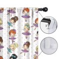 thumbnail image 4 of Blackout Kids Curtains,Ballet Dancer Princess Pattern Childrens Insulated Curtains Set Of 2,Bedroom Essentials,Toddler Room Decor 42"x84", 4 of 5