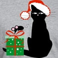 thumbnail image 3 of CafePress - Santa Cat & Mouse Fitted T Shirt - Fitted T-Shirt, Vintage Fit Soft Cotton Tee, 3 of 4