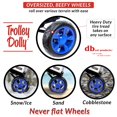 thumbnail image 3 of Carrito Plegable Azul Trolley Dolly dbest products, 3 of 9