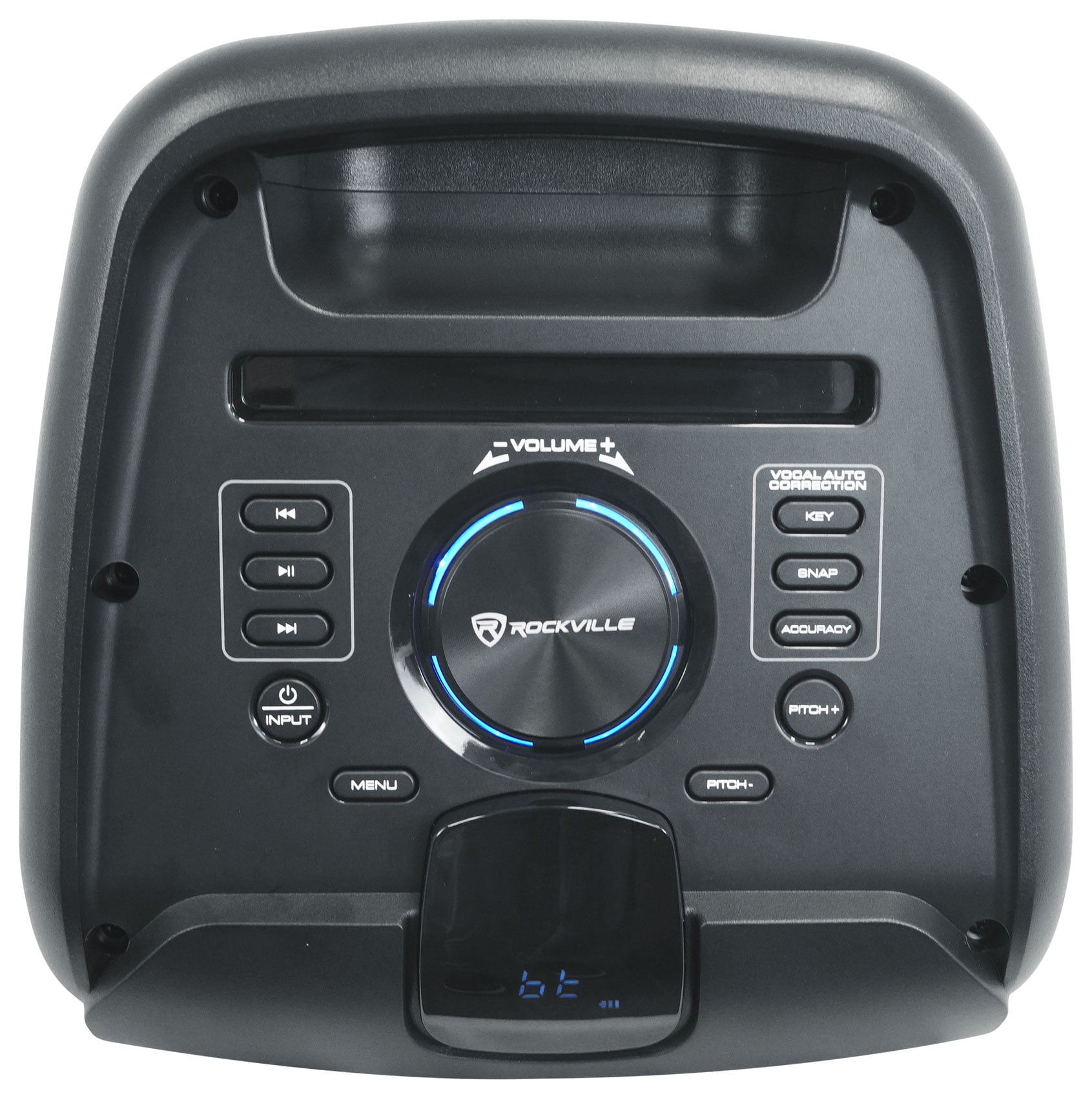 Rockville Rock Party 9 Dual 8" Portable Bluetooth Speaker, 1000W, LED, Karaoke