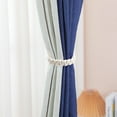 thumbnail image 6 of kkbbma under $5 Natural Cotton Rope Curtain Tiebacks Farmhouse Rustic Style Decorative Drape Tie Backs Handmade Braided Curtain Holdbacks for Home & Office Sheer/Light Weight Drapery, 6 of 7