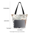thumbnail image 4 of Kdxio Tropical Leaves Women Reusable Grocery Bags Foldable Ripstop,Reusable Shopping Bags for Shopping,Gym,Gift, 4 of 7