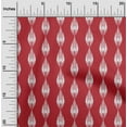 thumbnail image 1 of oneOone Tissu Georgette Viscose Rayé Imprimé Ikat au Mètre 42 Pouces de Large, 1 of 1