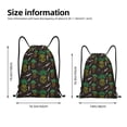 thumbnail image 3 of Bingfone Pineapples Drawstrings Backpacks Bags for Men Women Gym Drawstrings Bag-Medium, 3 of 8