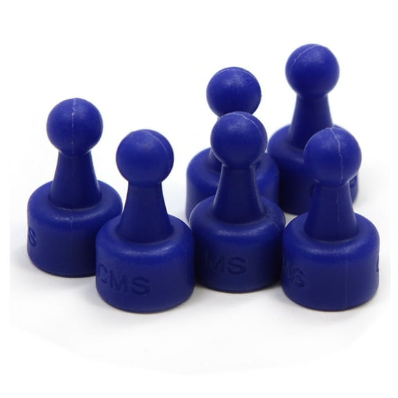 24 Ct. NeoPin® Blue Magnetic Push Pins - Super Strong Neodymium Magnets. Great for Magnetic Whiteboards, Refrigerators, other Applications