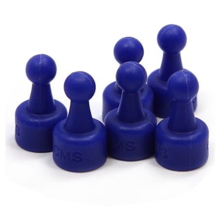 24 Ct. NeoPin® Blue Magnetic Push Pins – Super Strong Neodymium Magnets. Great for Magnetic Whiteboards Refrigerators other Applications