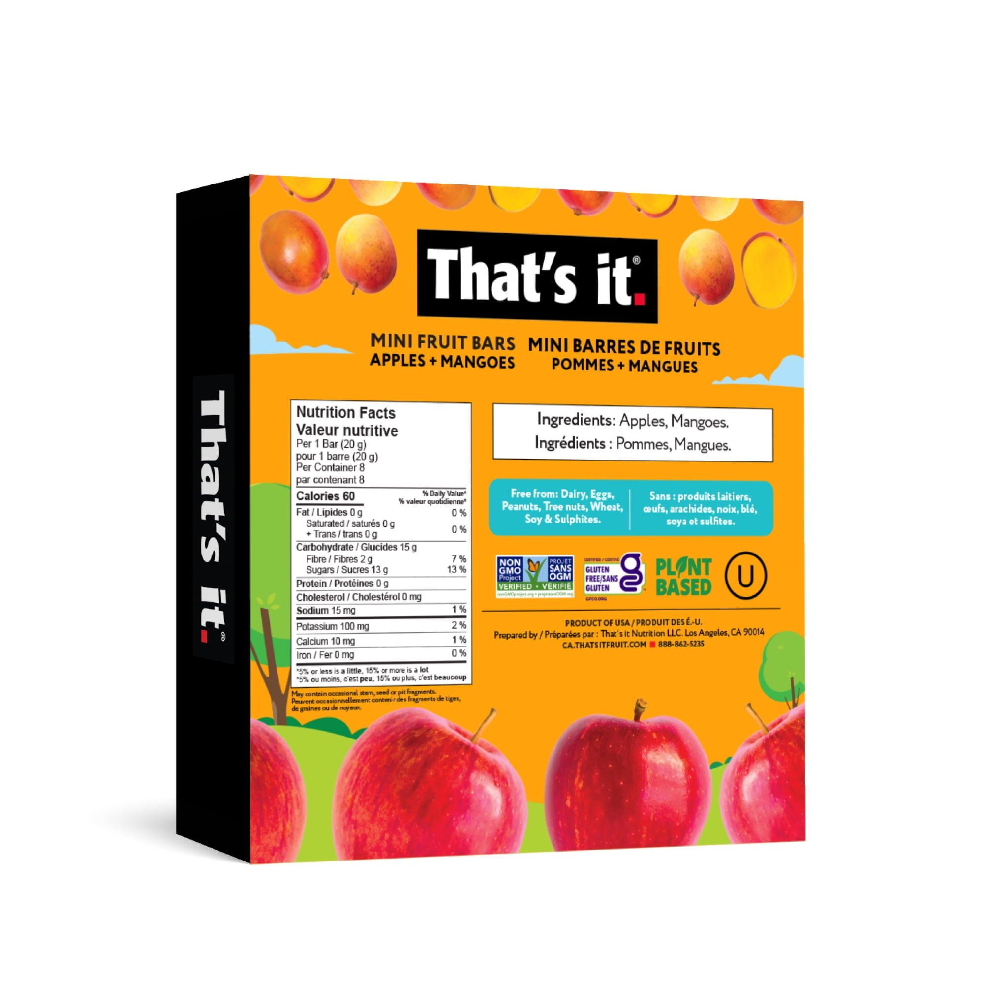 That's it. Mini Mango Fruit Bar 8 Bars 20g