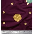 thumbnail image 1 of Soimoi Cotton Poplin Fabric Artistic Flower Fabric Prints By Yard 56 Inch Wide, 1 of 3